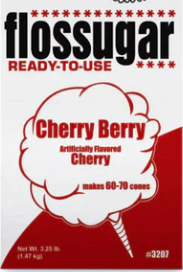 Candy Floss Sugar - Cherry Berry